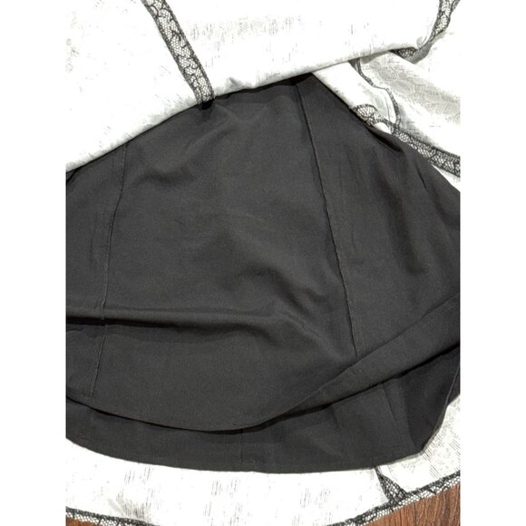 Nanette Lepore Size 8 Womens Dress Black & Gray Floral Lace Sleeveless Flared - Picture 9 of 9